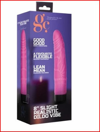 GC-8" Realistic Multi-Speed Vibrator Slight –Pink