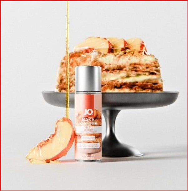 JO Bake Shoppe Peach Cobbler Flavored Water-Based Lubricant 2 oz.