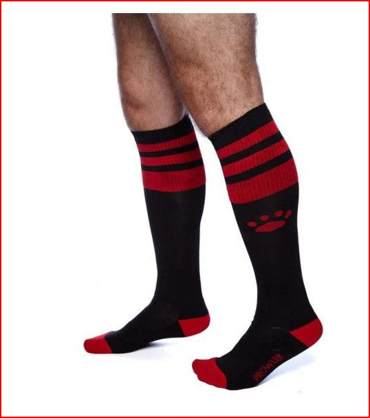 Prowler RED Football Socks White &amp; Red