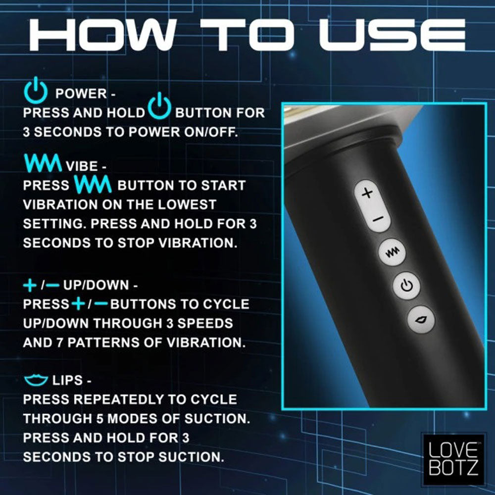 Thunder Stroker Sucking Masturbator XR BRANDS