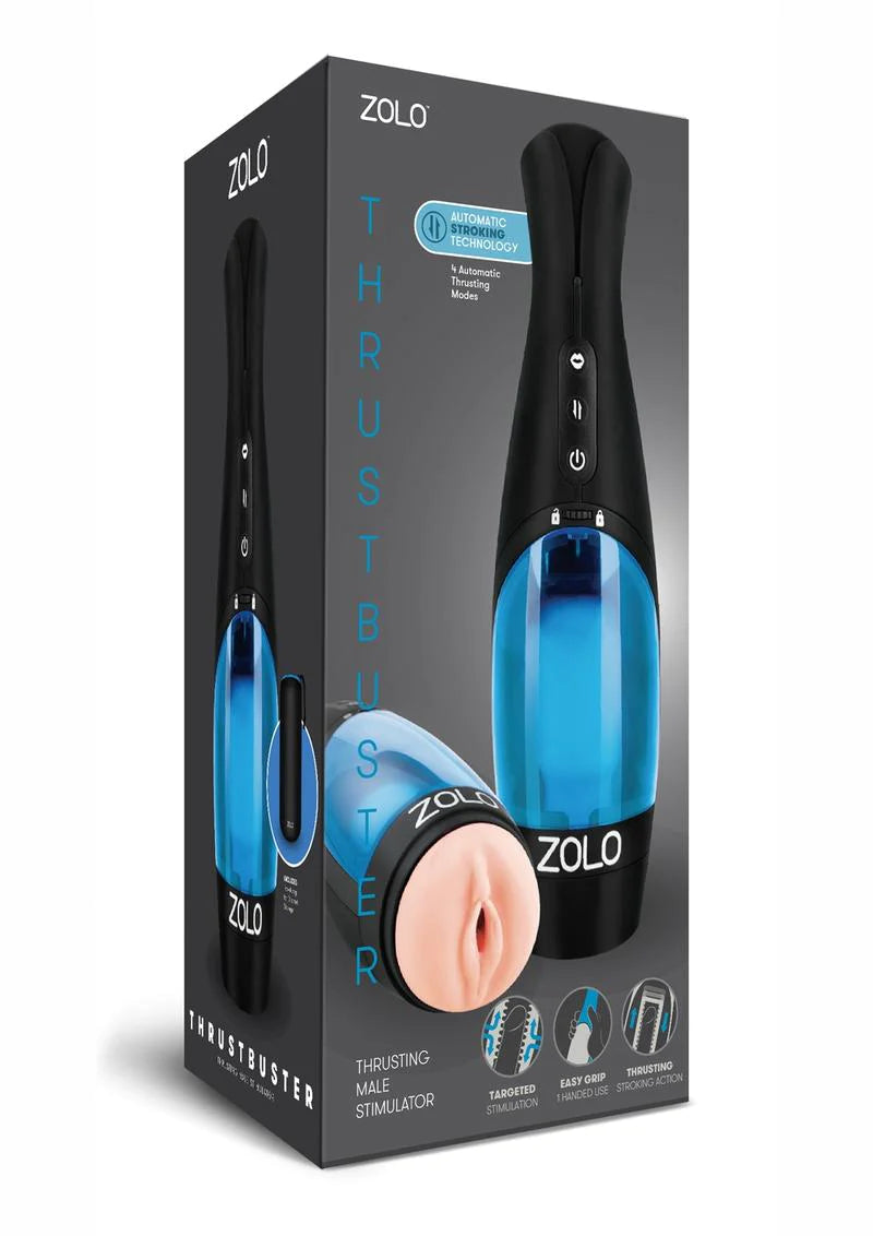Zolo Thrustbuster Thrusting Male Stimulator With Erotic Audio ZOLO