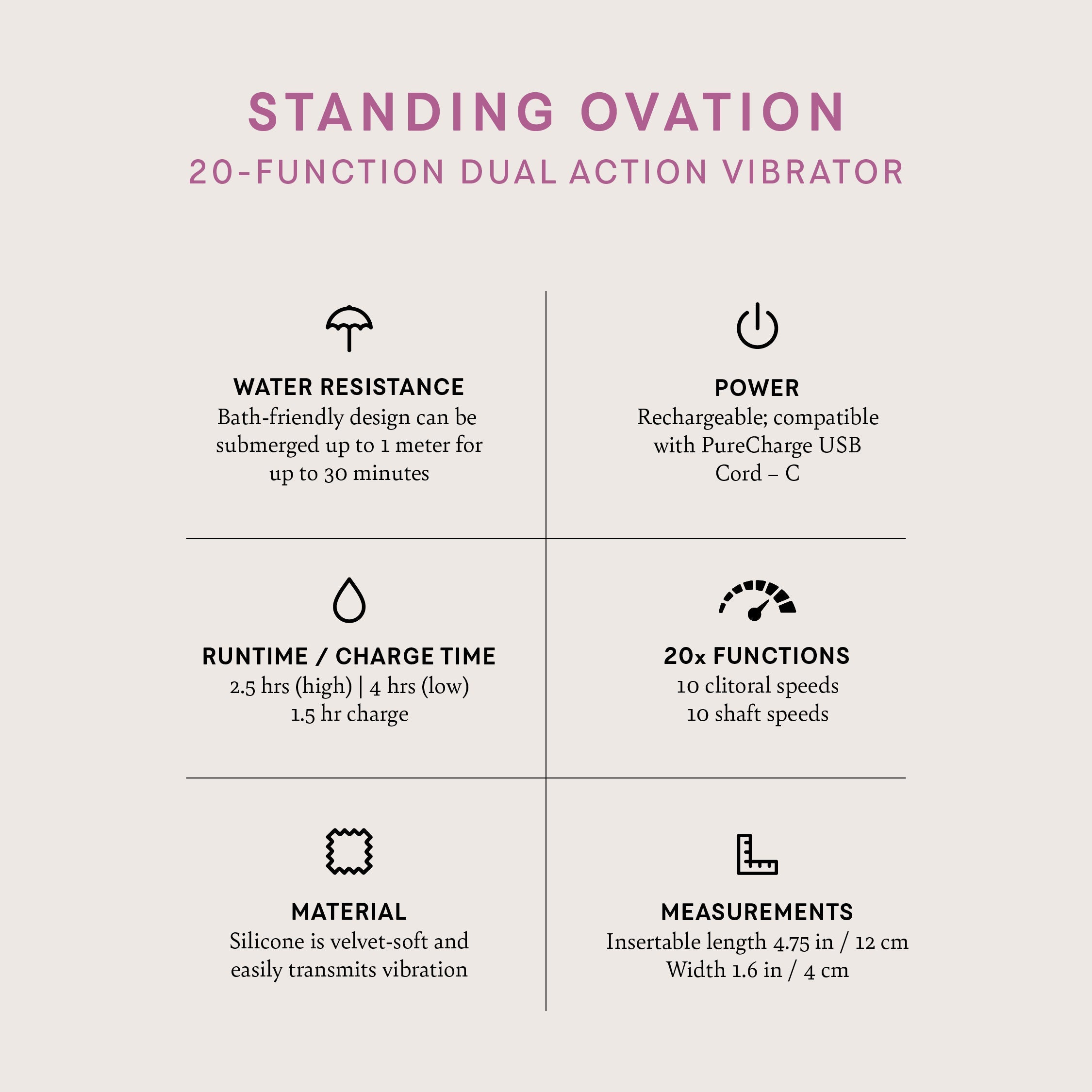 Standing Ovation Dual-Action Vibrator