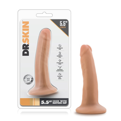 Dr. Skin - 5.5 Inch Cock with Suction Cup BLUSH