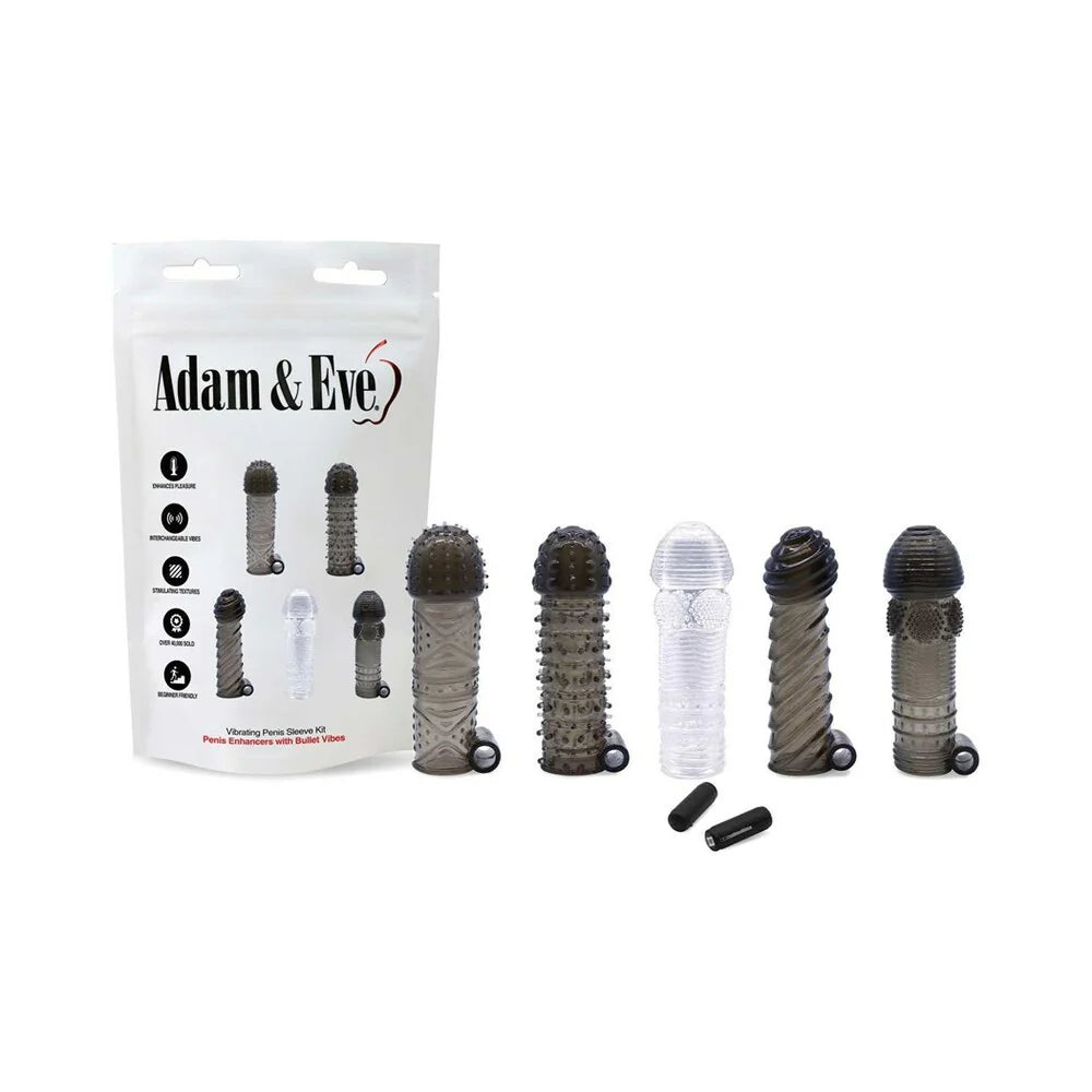 Vibrating Penis Sleeve Kit by Adam & Eve SP BOUTIQUE Vibrating Penis Sleeve Kit by Adam & Eve SP BOUTIQUE