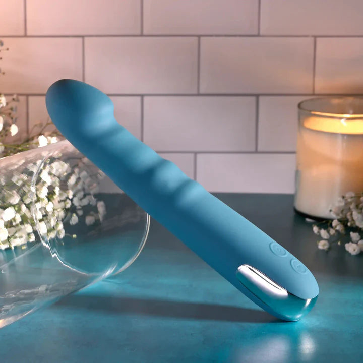 Evolved Queen Of All Trades Rechargeable Silicone Thrusting and Rotating Vibrator EVOLVED