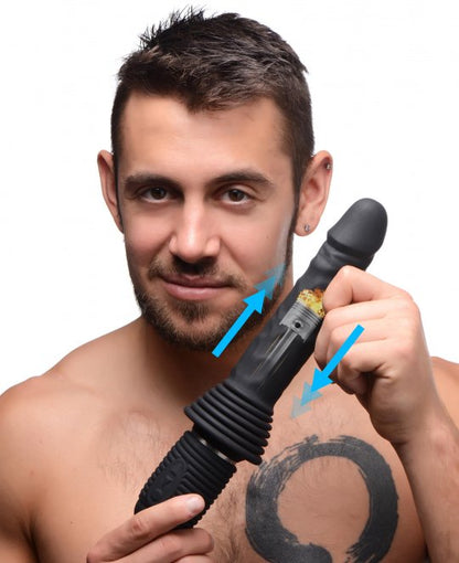 10x Gode vibrant et poussant en silicone