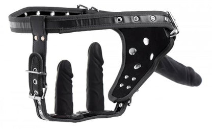 Double Penetration Strap On Harness XR BRAND