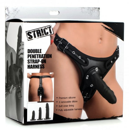 Double Penetration Strap On Harness XR BRAND