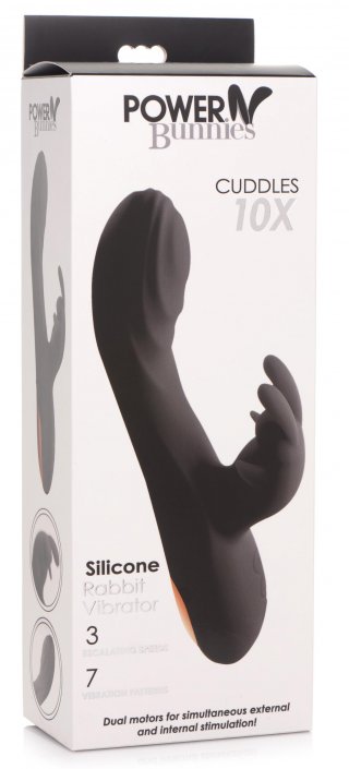Cuddles 10X Silicone Rabbit Vibrator CURVE TOYS