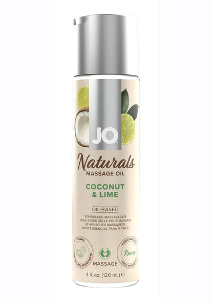 JO Naturals Coconut &amp; Lime Massage Oil SYSTEM JO