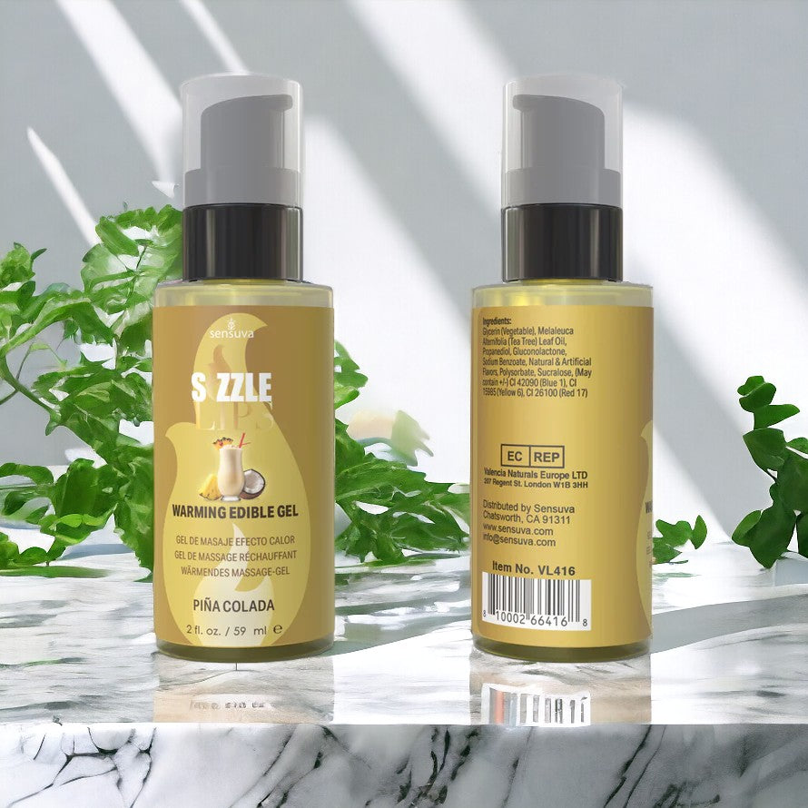 Sensuva Sizzle Lips Warming Gel SENSUVA