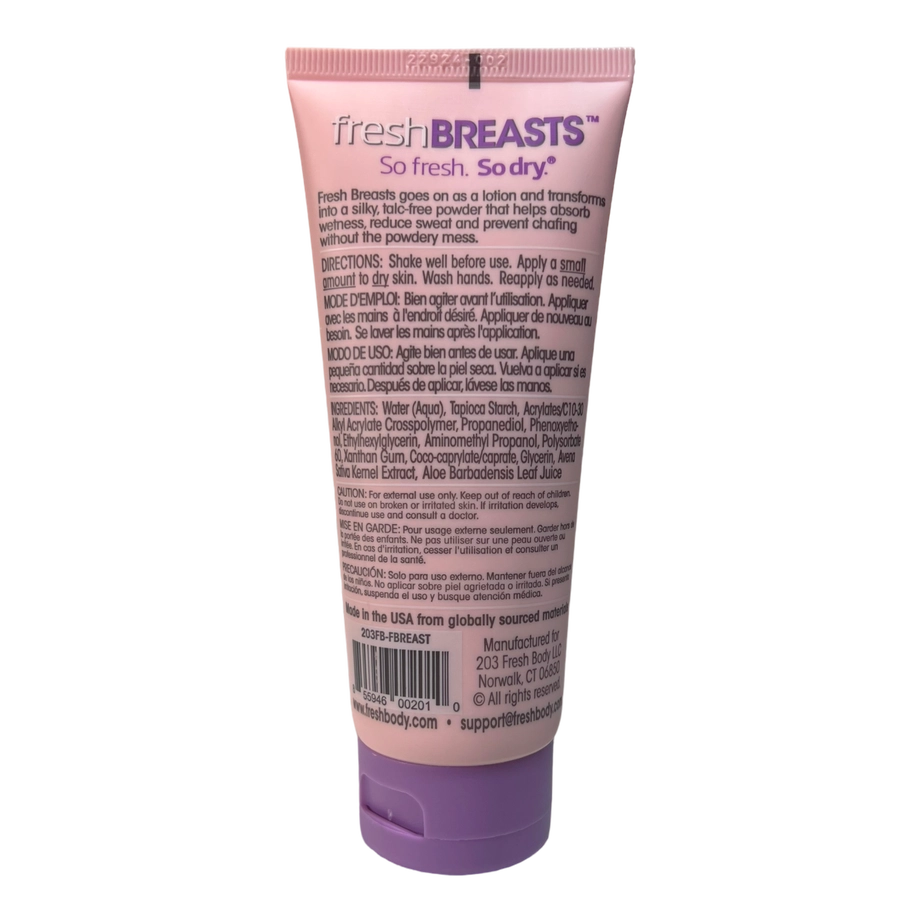 Fresh Breasts Anti-Chafing Deodorant Lotion FRESH BODY