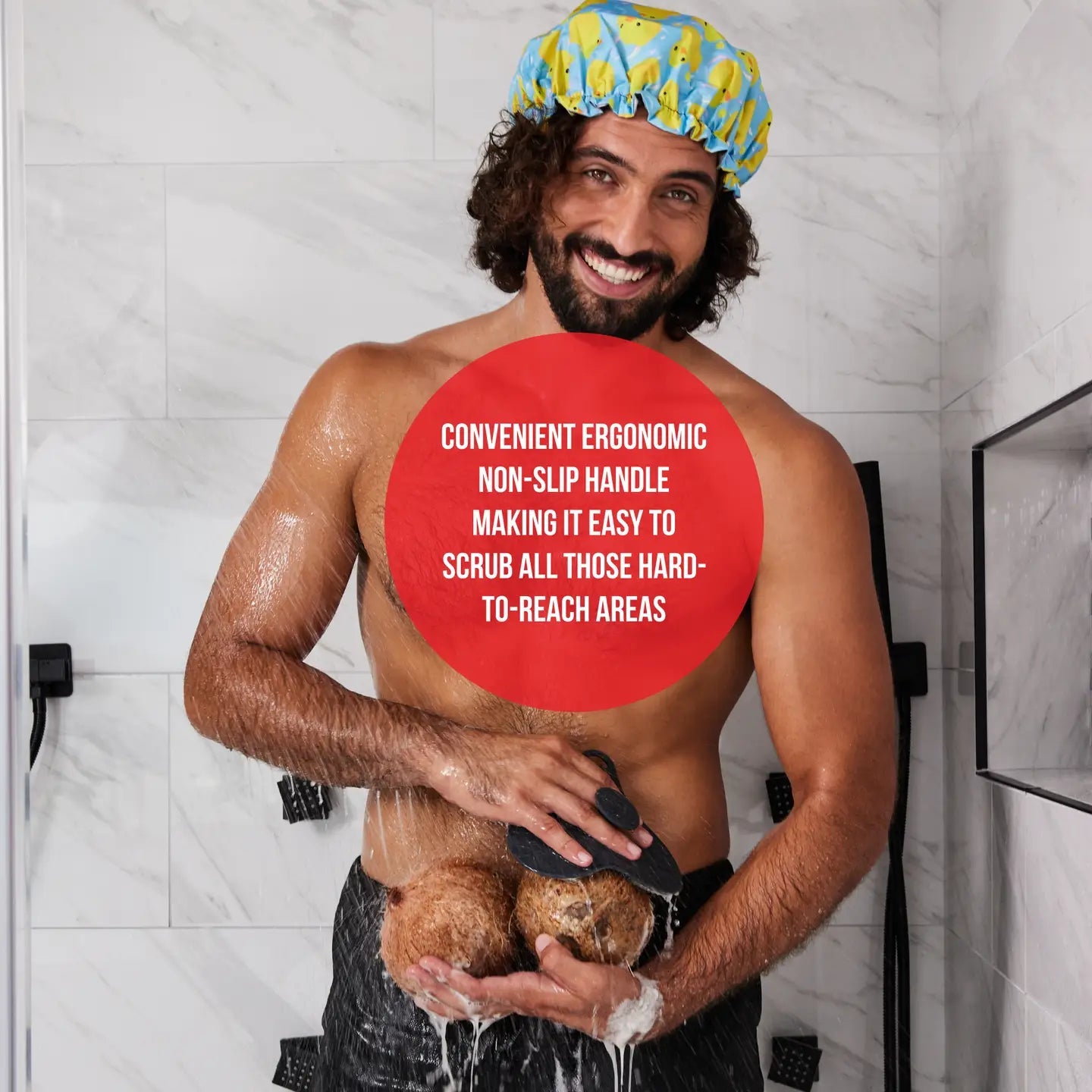 Body and Nut Scrubber - Exfoliating Silicon Loofah SP BOUTIQUE