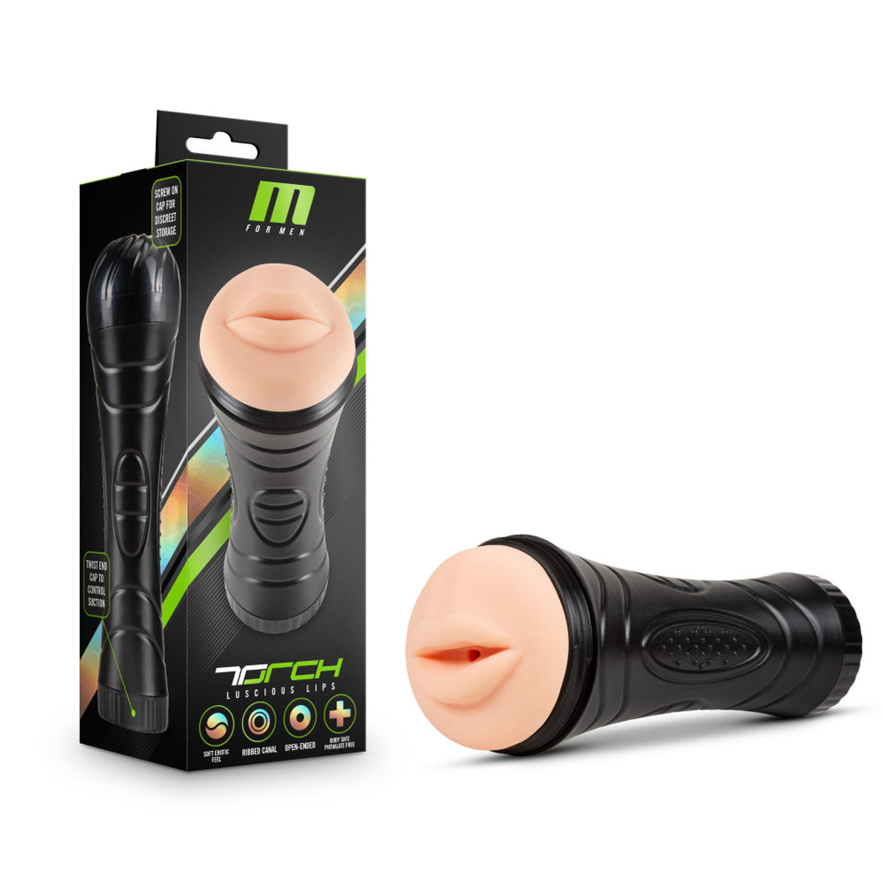 M for Men The Torch Luscious Lips Masturbator- Mouth BLUSH