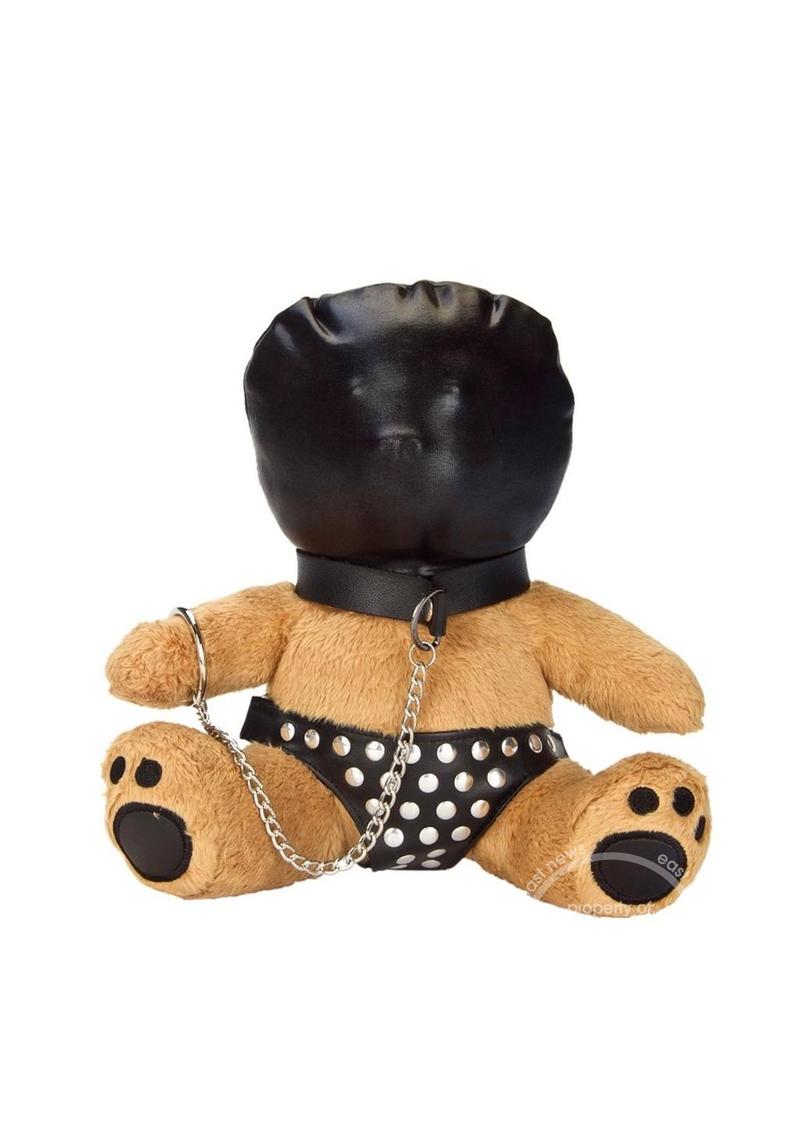 Bondage Bearz Gimpy Glen Stuffed Animal - Brown/Black - SP BOUTIQUE