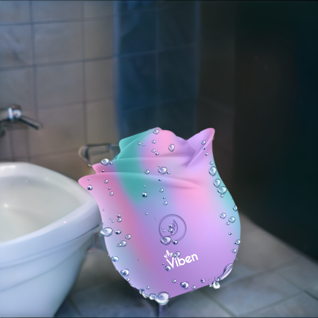 Zen Rose -Handheld Rose Clitoral and Nipple Stimulator VIBEN