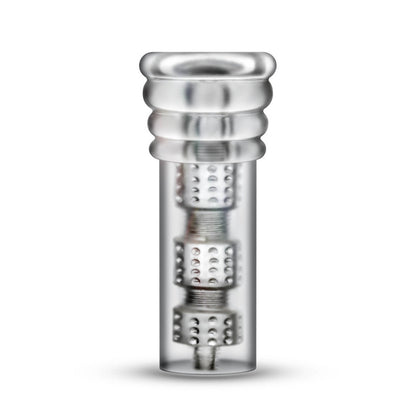 M For Men Soft and Wet All Nighter Glow In The Dark Self Lubricating Stroker BLUSH