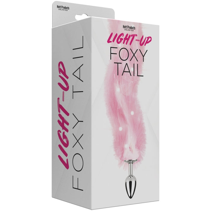 FOXY TAIL - LIGHT UP FAUX FUR BUTT PLUG HOTT PRODUCTS