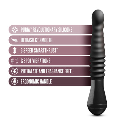 Temptasia Lazarus Rechargeable Silicone Thrusting Dildo - SP BOUTIQUE