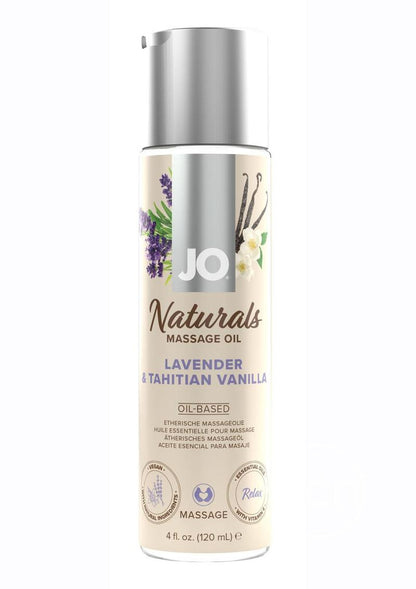 JO Naturals Lavender &amp; Tahitian Vanilla Massage Oil SYSTEM JO