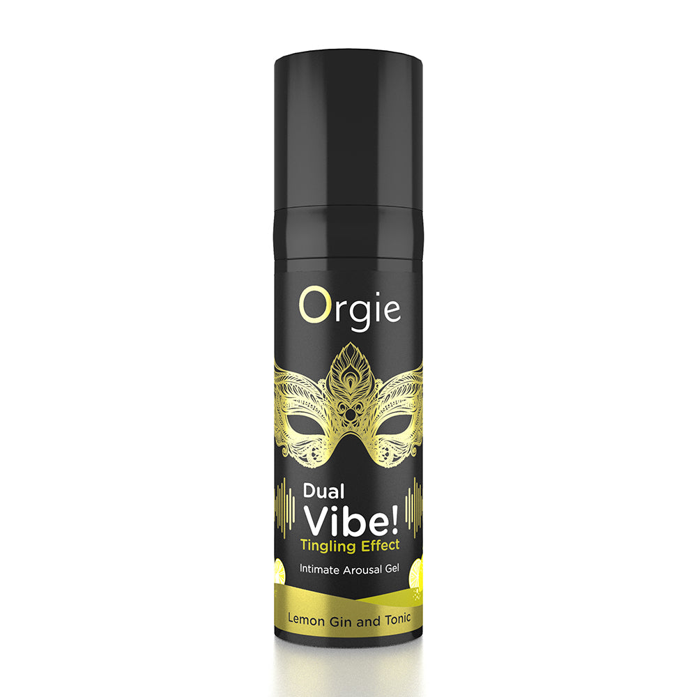 Orgie Dual Vibe! Intimate Arousal Gel-Lemon Gin and Tonic ORGI