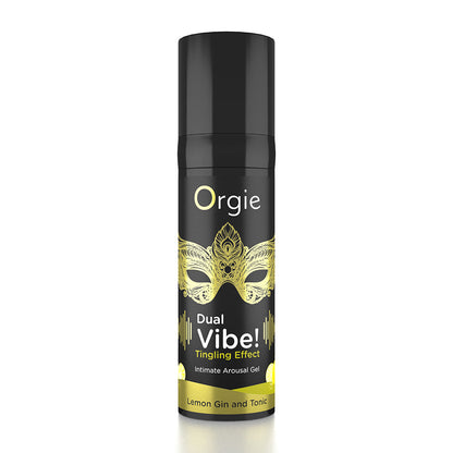 Orgie Dual Vibe! Intimate Arousal Gel-Lemon Gin and Tonic ORGI