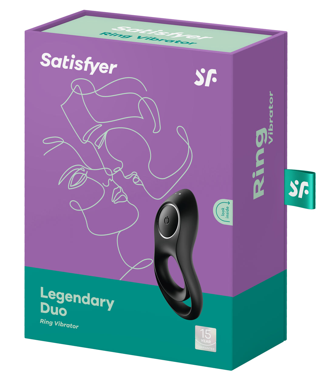 Satisfyer Epic Duo Ring Vibrator - Black