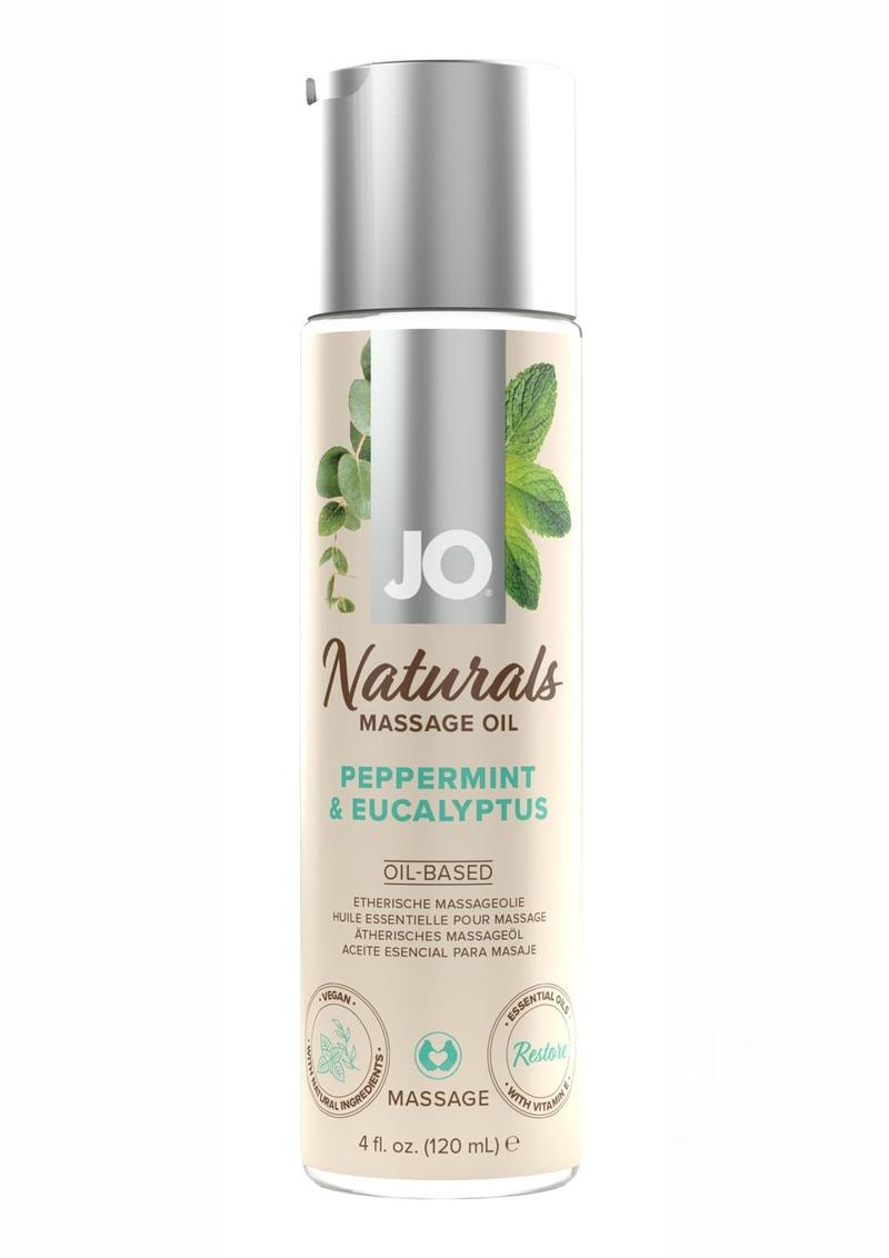 JO Naturals Peppermint &amp; Eucalyptus Massage Oil SYSTEM JO