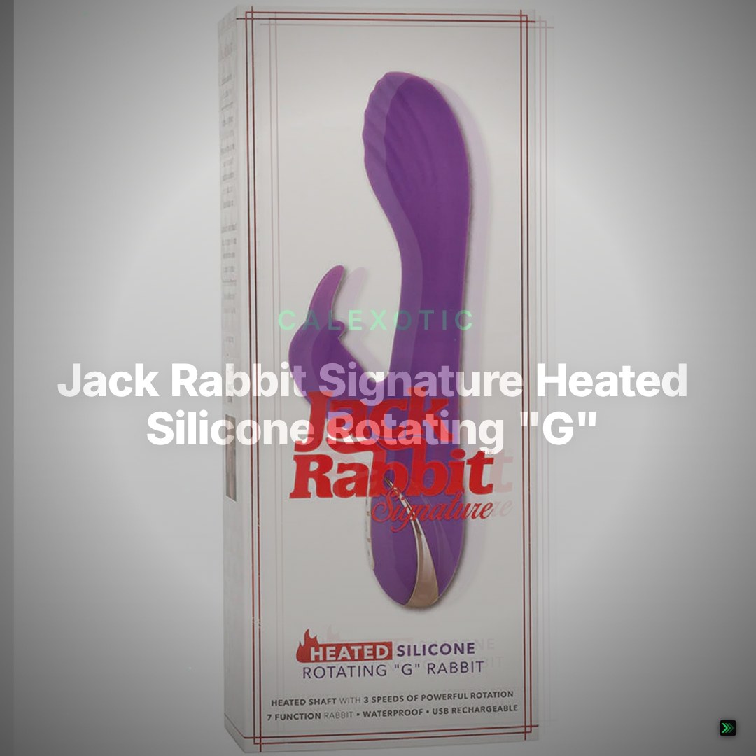 Jack Rabbit Signature Heated Silicone Rotating "G" Rabbit – Clean Showcase