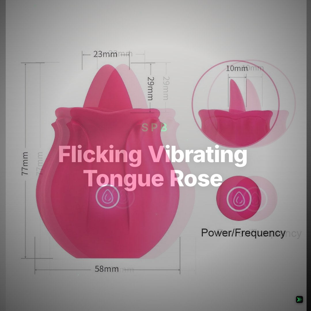 Flicking Vibrating Tongue Rose – Clean Showcase
