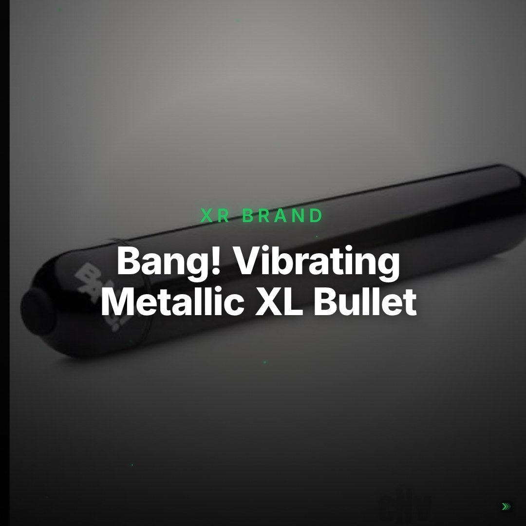 Bang! Vibrating Metallic XL Bullet – Clean Showcase