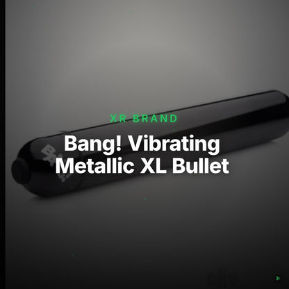 Bang! Vibrating Metallic XL Bullet – Clean Showcase