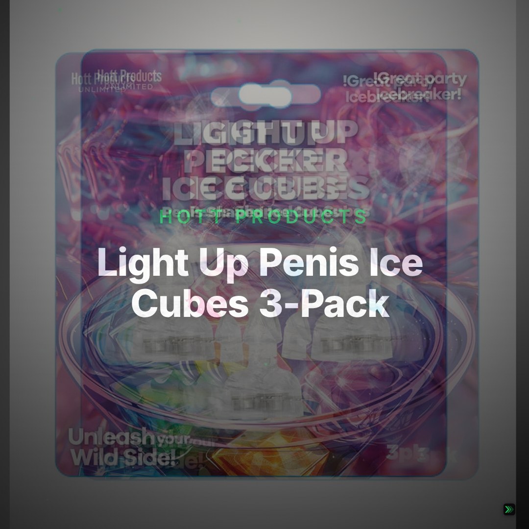 Light Up Penis Ice Cubes 3-Pack – Clean Showcase