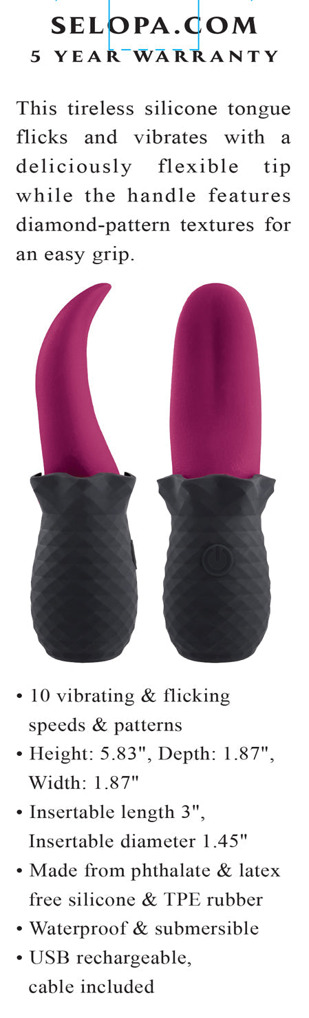 Selopa Tongue Teaser Vibe Rechargeable Silicone SP