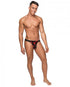 Male Power Kiss Me Micro Thong V Sheer Lips - SP BOUTIQUE