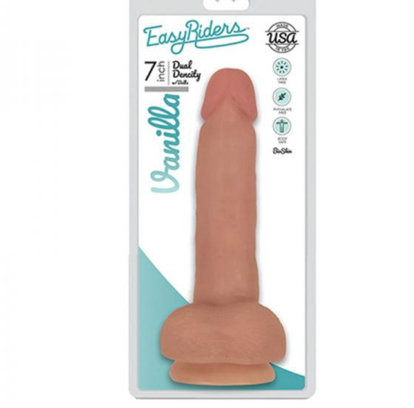 Easy Rider Bioskin Dual Density Dong with Balls - SP BOUTIQUE