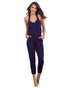 Dreamgirl Soft Knit Jersey Sleepwear Jumpsuit with Lace T-Back - SP BOUTIQUE