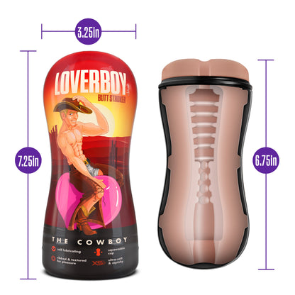 Loverboy - Cowboy - Self Lubricating Stroker - Beige - SP BOUTIQUE