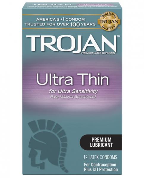 Trojan Ultra Thin Armor (spermicidal) 3pk - SP BOUTIQUE