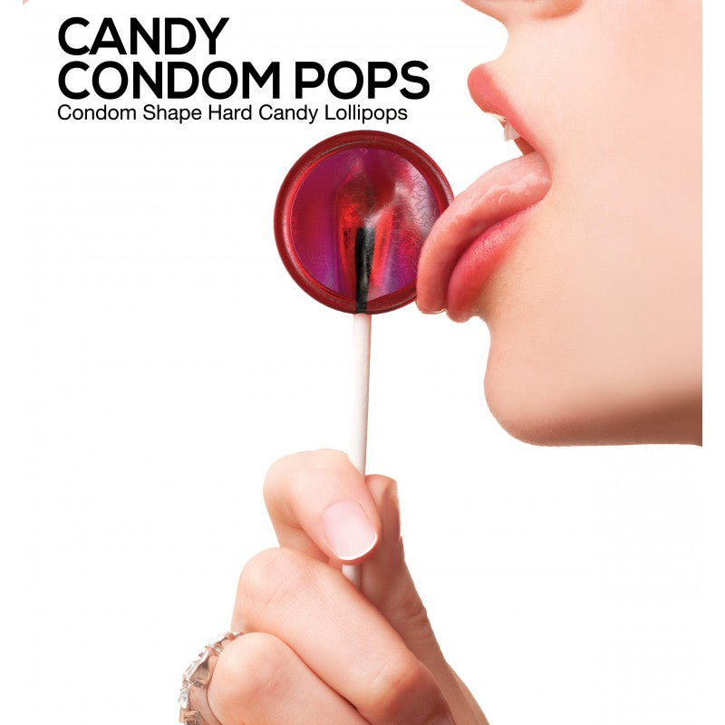 Candy Condom Pop - Strawberry - SP BOUTIQUE