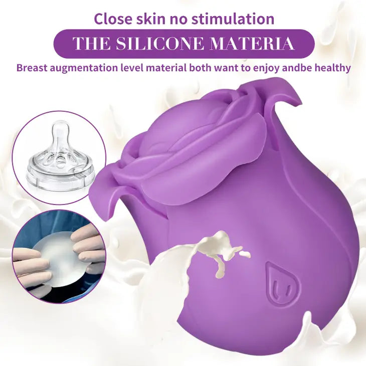 Rose Vibrator Clitoral, Nipple, Stimulator Vibe - SP BOUTIQUE