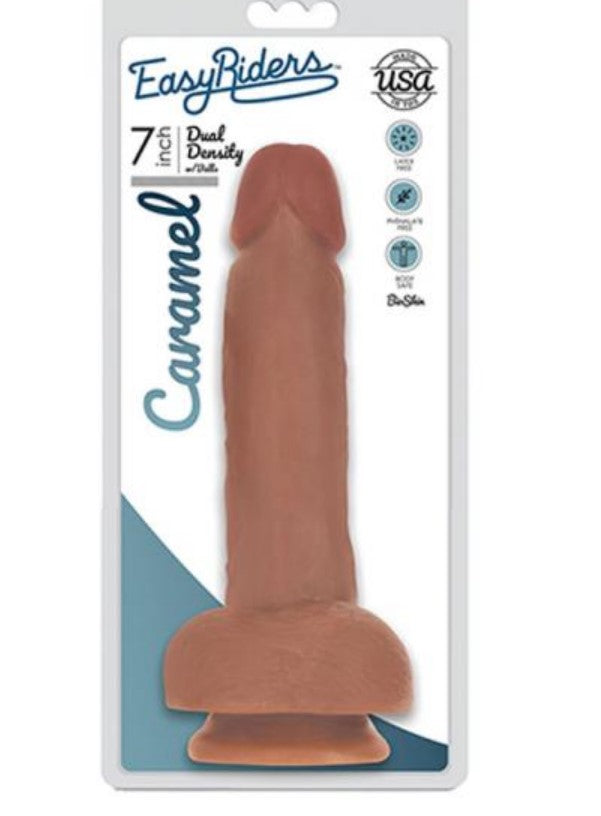 Easy Rider Bioskin Dual Density Dong with Balls - SP BOUTIQUE