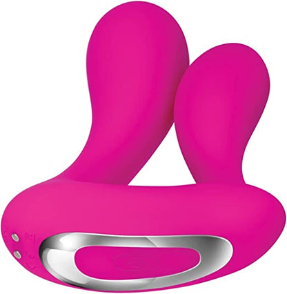 Powerful Remote Controlled Vibrator - Dual Entry Silicone Massager with 9 Speeds, Waterproof Design - SP BOUTIQUE