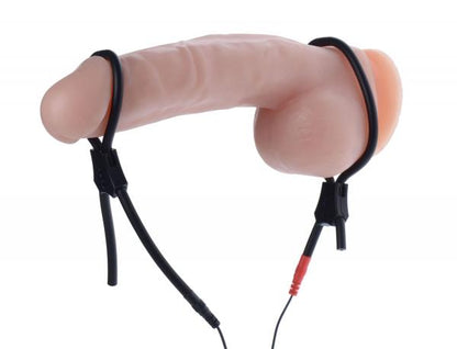 Zeus Vigor II Adjustable Cock And Ball Ties With Intense Electrostimulation - SP BOUTIQUE