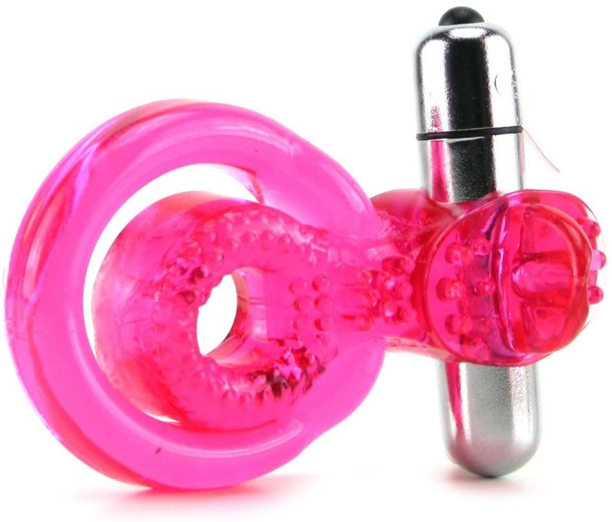 Dual Clit Flicker With Removable Waterproof Stimulator Pink - SP BOUTIQUE