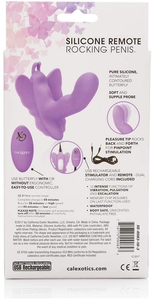 Venus Butterfly Remote Rocking Penis - SP BOUTIQUE