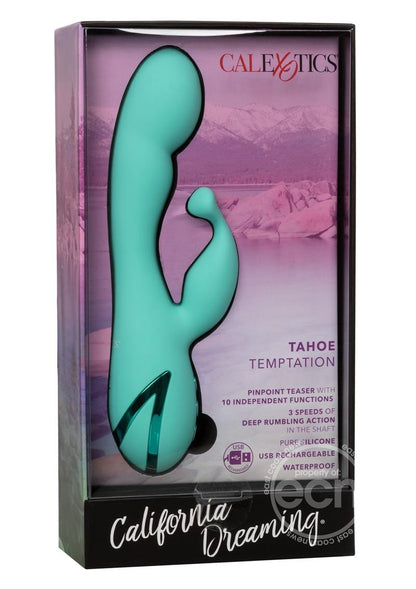 California Dreaming Tahoe Temptation Silicone Rechargeable Rabbit Vibrator - SP BOUTIQUE
