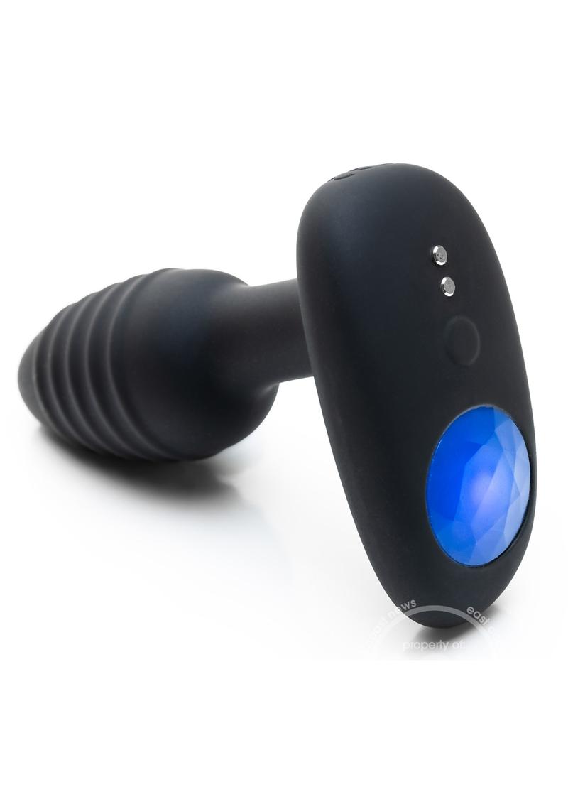 Kiiroo Ohmibod Lumen Silicone Rechargeable Butt Plug - Black - SP BOUTIQUE