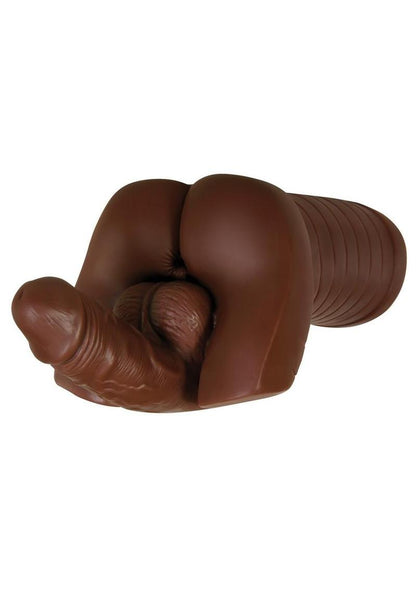 Gender X Backdoor Bash Stroker with Vibrating Cock Ring - SP BOUTIQUE