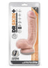 Dr. Skin Plus Thick Posable Dildo with Squeezable Balls 8in - SP BOUTIQUE